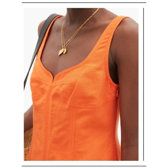 Mara Hoffman Anita Orange Mini Dress - Picture 4 of 13